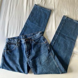 28x30 Vintage Women's Wrangler Blue Jeans